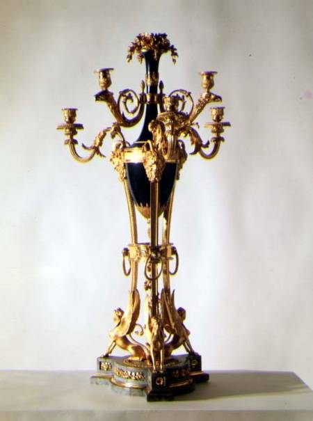 Six-branched tripod candelabrumParis od Anonymous