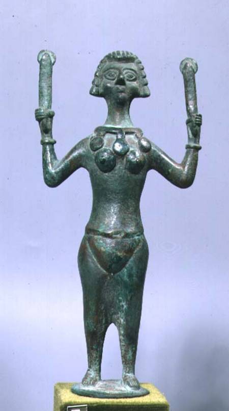 Coptic statue of a Dancer with SnakesEgyptian od Anonymous