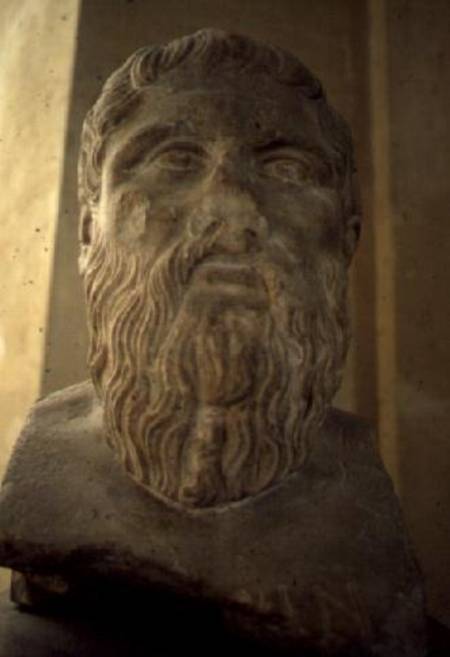 Homer (c.850-800BC): portrait bust od Anonymous
