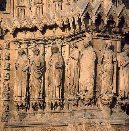 Jamb figures from the facade of the Cathedral od Anonymous
