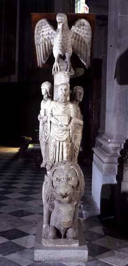 Lectern carrying the symbols of the four Evangelists od Anonymous