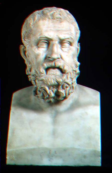 Portrait bust of Solon (c.640-559 BC) od Anonymous
