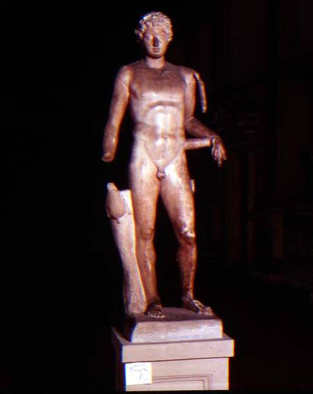 Statue of a youth with the attributes of Mercury Roman od Anonymous