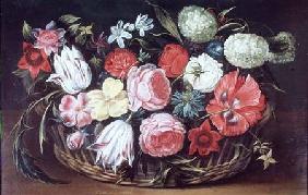 Flowers in a basket