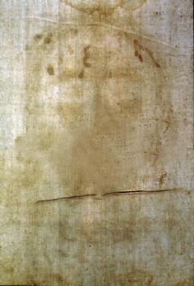 Turin shroud, head