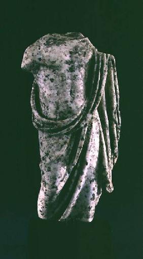 Male torso wearing a himationRoman