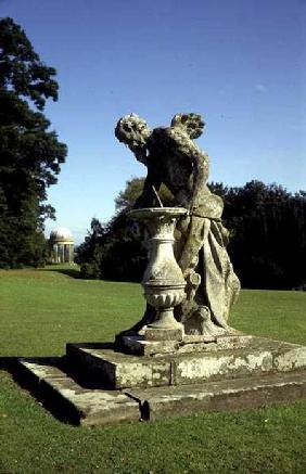 Old Father Time Sundial on the Terrace (photo)