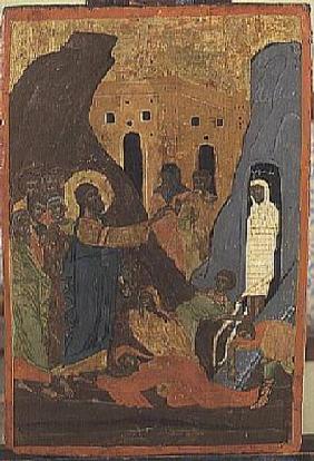 The Raising of LazarusGreek Icon