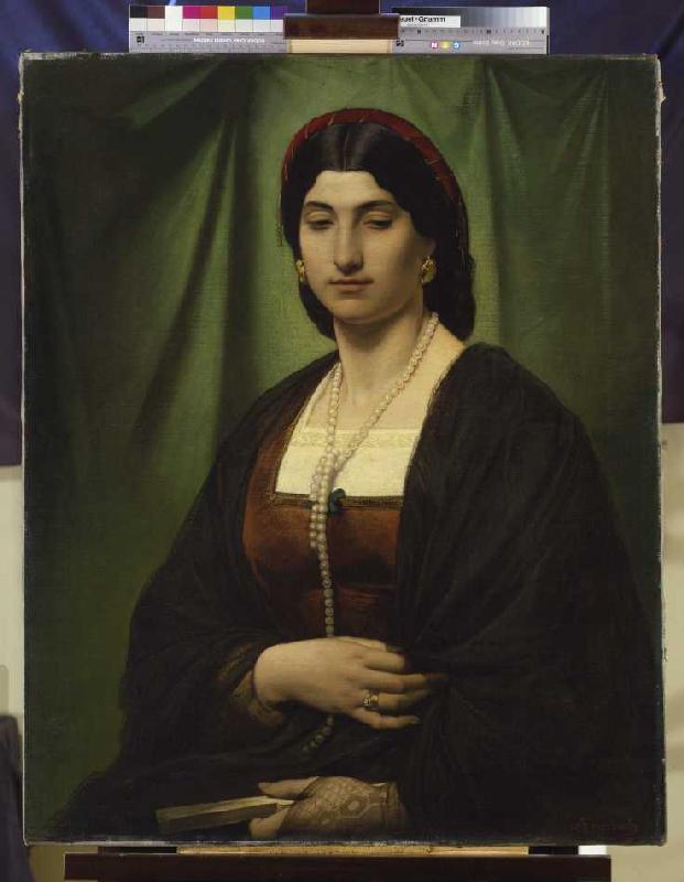 Portrait of a roman (Nanna) od Anselm Feuerbach