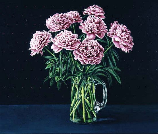 Flowers in a Glass Jug, 1983 (acrylic on board)  od Anthony  Southcombe