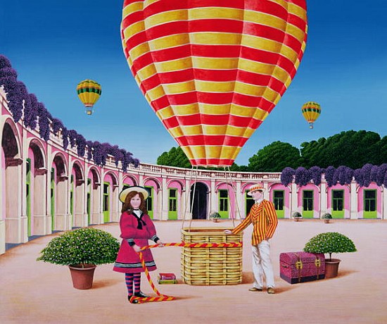 The Balloonist, 1986 (acrylic on board)  od Anthony  Southcombe