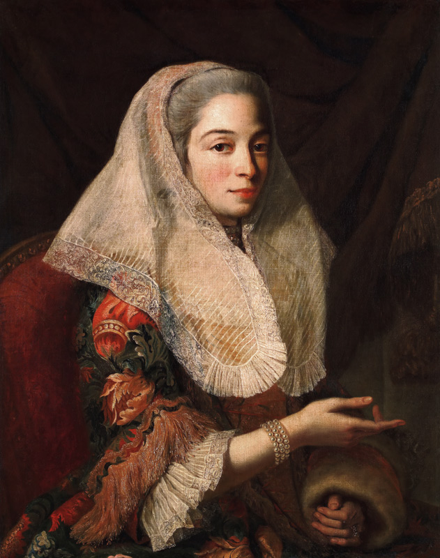 Portrait of a Young Maltese Lady od Antoine de Favray