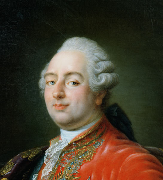 Louis XVI (1754-93) 1786 (detail of 180025) od Antoine Francois Callet