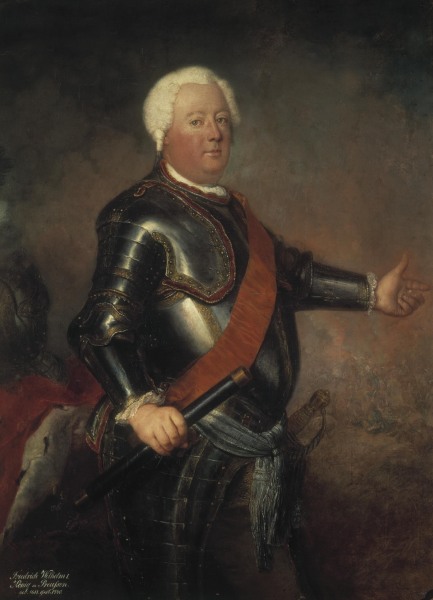 Frederick William I of Prussia od Antoine Pesne