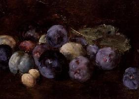 A Still-Life of Plums