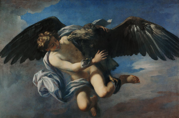 The Abduction of Ganymede by Jupiter disguised as an Eagle od Anton Domenico Gabbiani