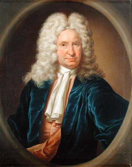Portrait of Matthias Lutken (1652-1722) od Anton Paulsen