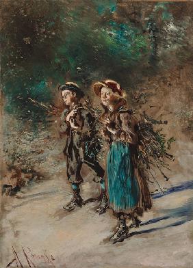 Children with Brushwood