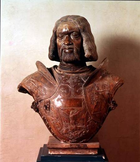 Marchese Francesco II Gonzaga of Mantua (1484-1519), portrait bust od Antoniazzo Romano