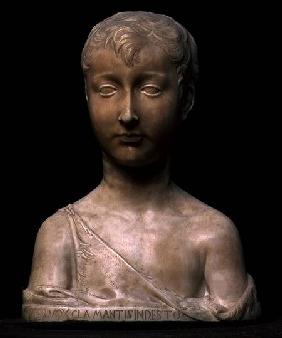 St. John the Baptist as a boy, bust