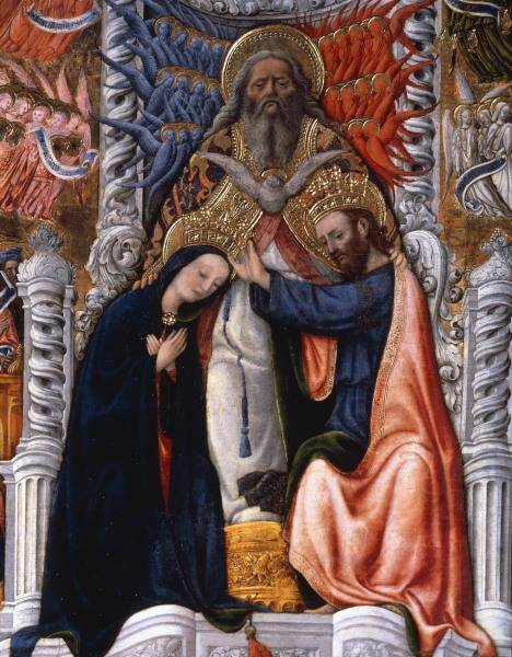 A.Vivarini / Coronation of Mary / 1444 od Antonio Vivarini