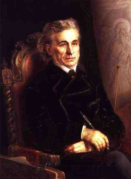 Portrait of Fjodor Bruni (1799-1875) od Apollinariy Gilyarevich Goravsky