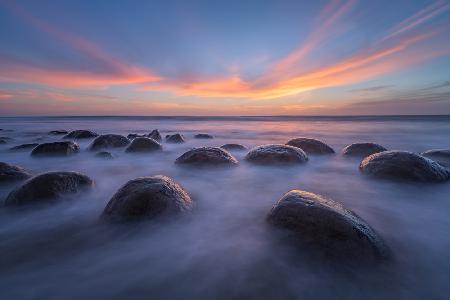 Sunset at Bowling Ball Beach