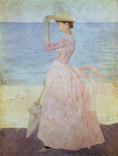 Woman with parasol. od Aristide Maillol