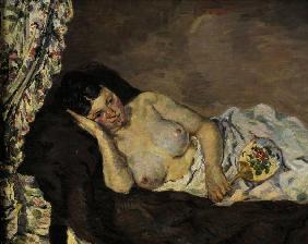 A.Guillaumin / Reclining nude / 1877