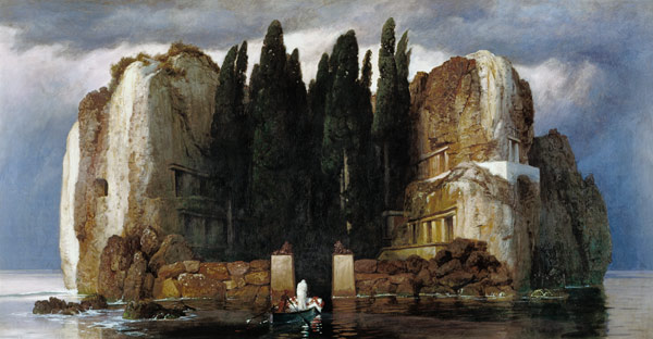 Dead man island of III od Arnold Böcklin