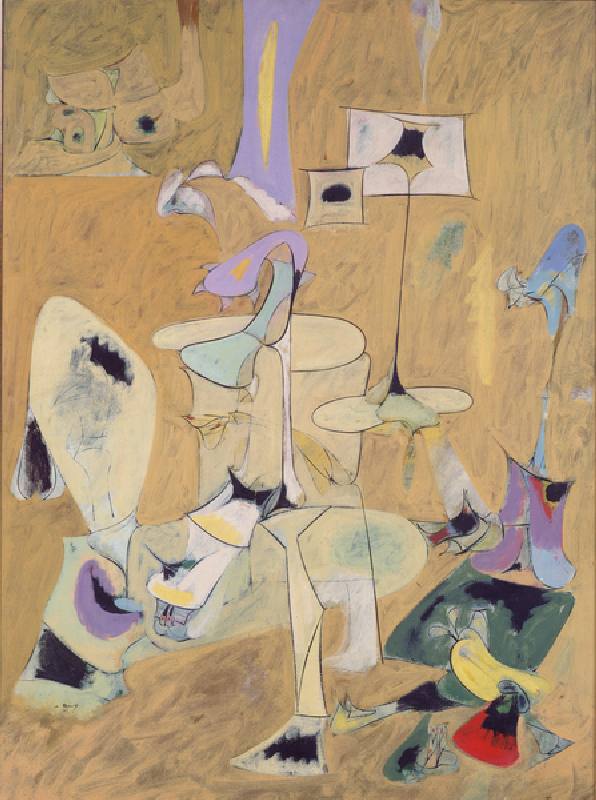 The Betrothal II, 1947 (oil & ink on canvas) od Arshile Gorky