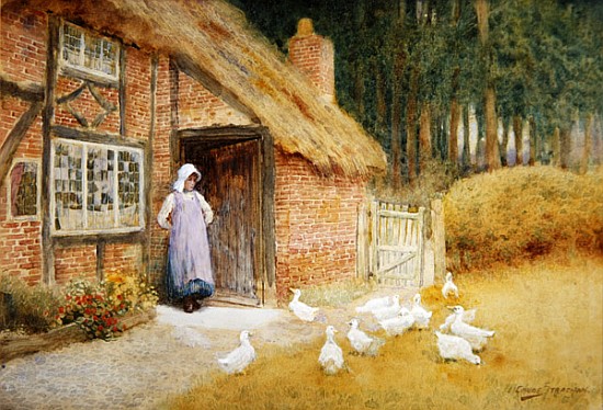 The Goose Girl od Arthur Claude Strachan