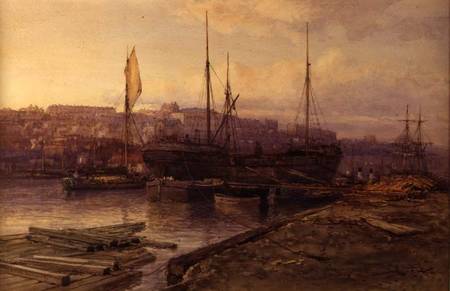 Bristol Docks od Arthur Wilde Parsons