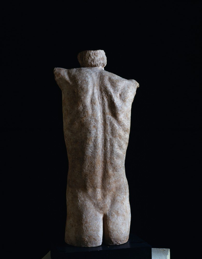 Torso of a young man in terracotta od Arturo Martini