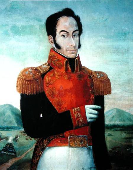 Simon Bolivar (1783-1830) od Arturo Michelena