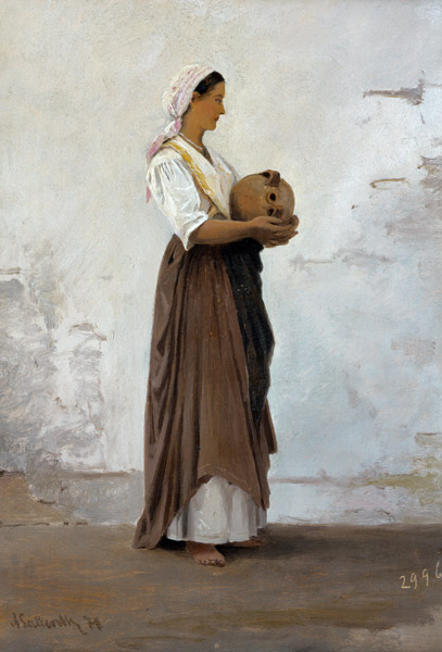 Girl from Capri od Ascan Lutteroth