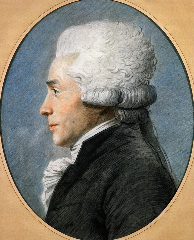 Maximilien de Robespierre (1758-94) od (attr. to) Joseph Boze