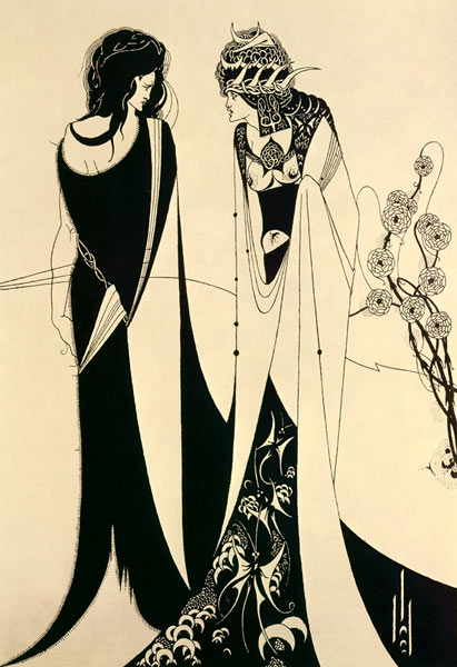 Herodias and Salomé. od Aubrey Vincent Beardsley