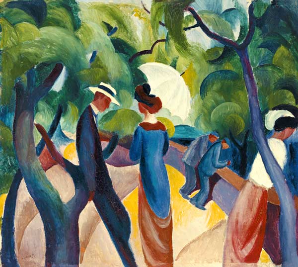 Promenade od August Macke