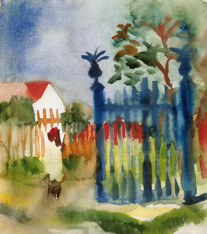 Garden gate od August Macke