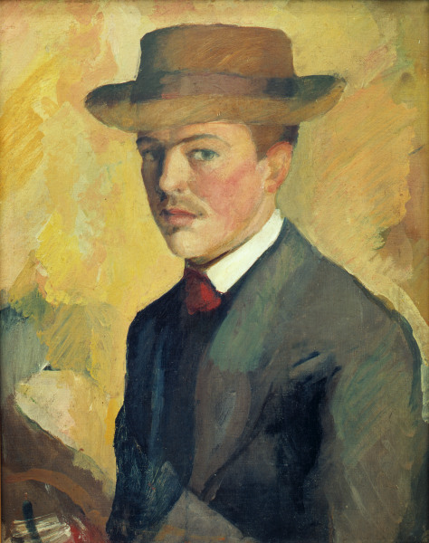 autoportrét- August Macke