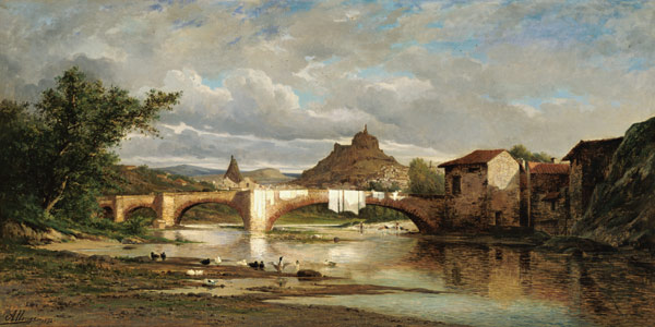 View of Puy-en-Velay from Espaly od Auguste Allonge