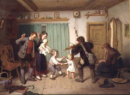 Dancing to the fiddle od Auguste Dircks