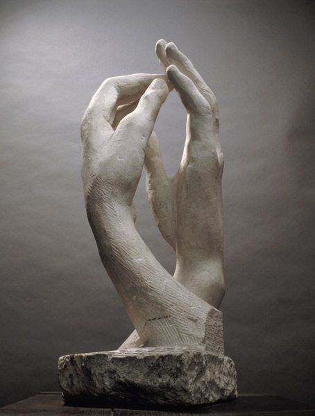 The Cathedral by Auguste Rodin (1840-1917) (plaster) od Auguste Rodin