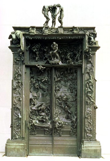 The Gates of Hell, 1880-90 (bronze) od Auguste Rodin