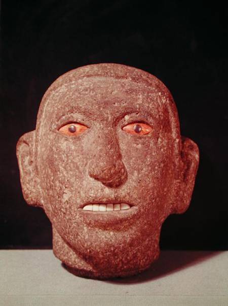 Head of a man od Aztec