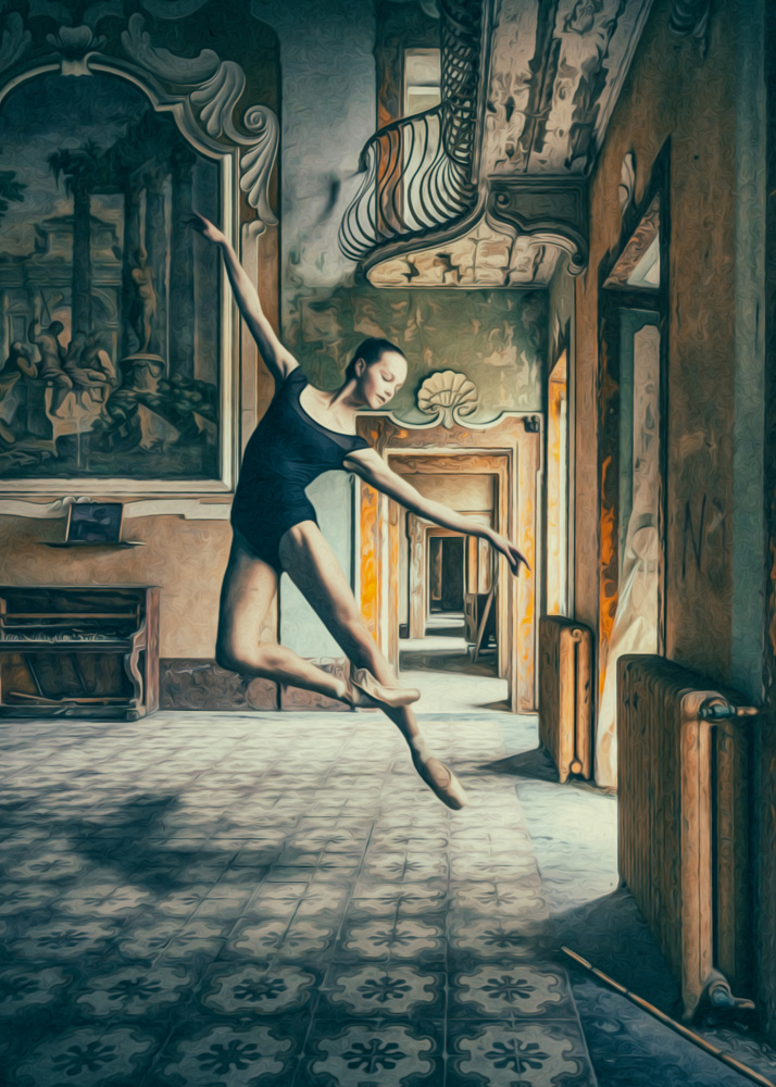 Abandoned Ballet Digital Painting 3 od Baard Martinussen