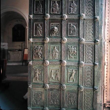 Doors from the facade od Barisano  da Trani