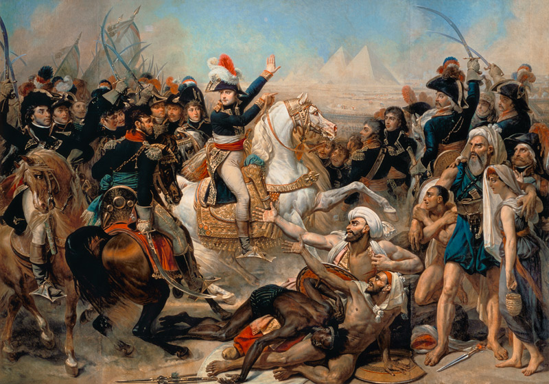 Bonaparte at the Battle of the Pyramids on July 21, 1798 od Baron Antoine Jean Gros