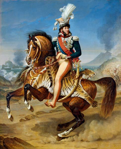 Equestrian Portrait of Joachim Murat (1767-1815) od Baron Antoine Jean Gros